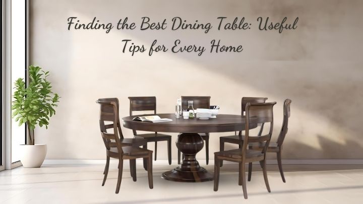 Finding the Best Dining Table: Useful Tips for Every Home
