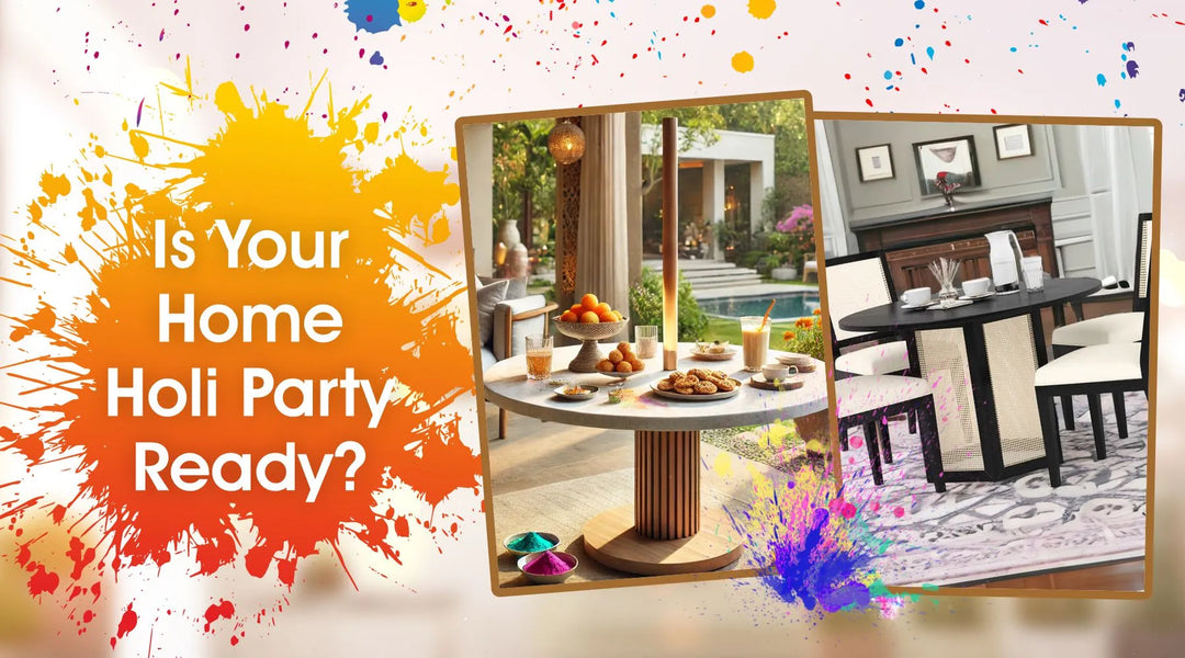 Host The Holi Party With Festive Upgrade Of Wooden Furniture