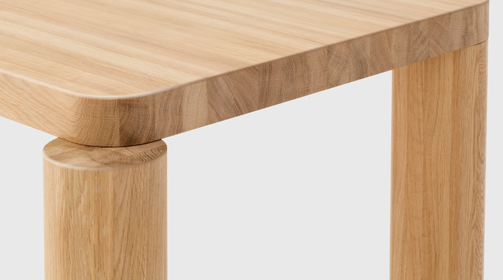 Gable Oak Wood Dining Table 2