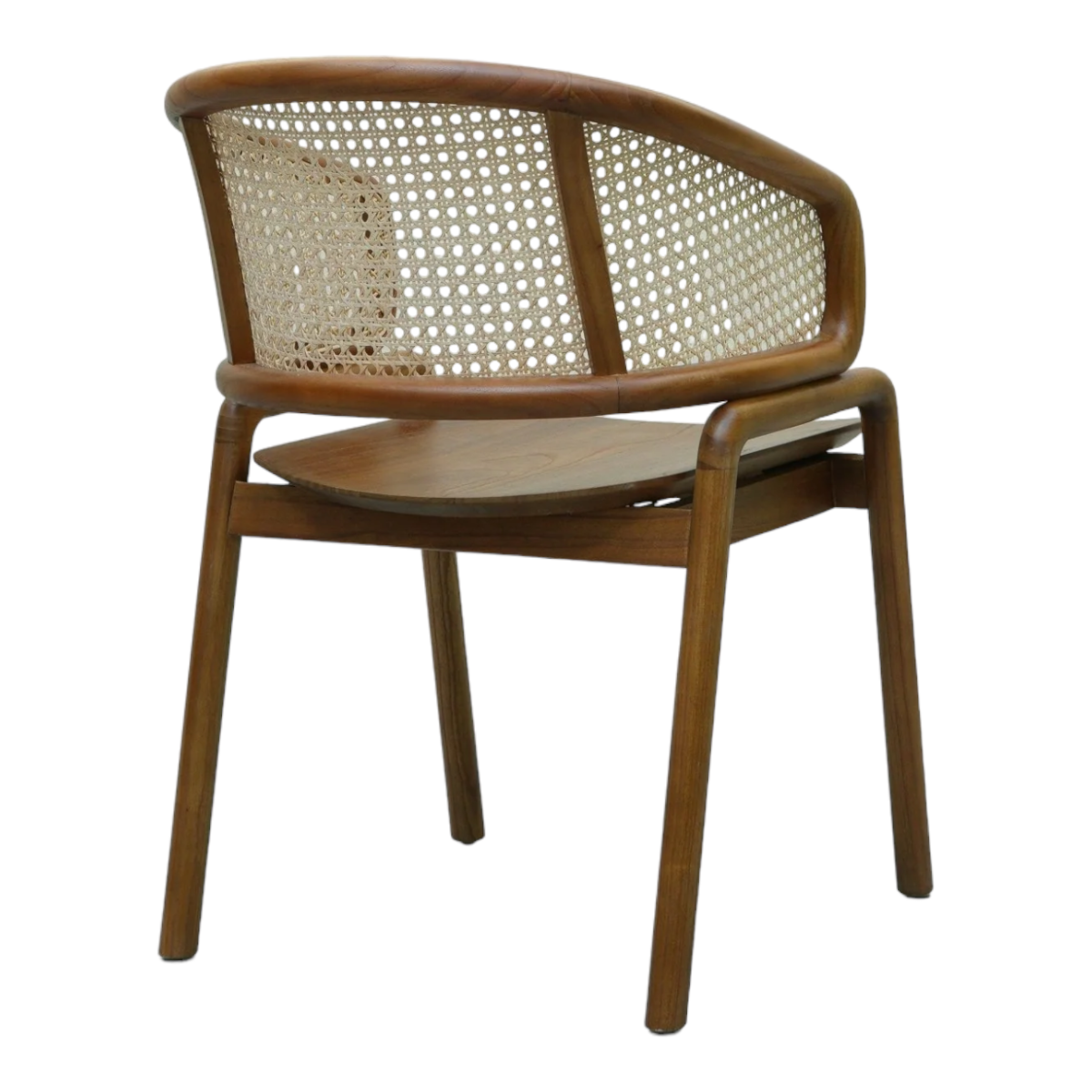 Nismaaya Duran Teak Wood & Rattan Dining Chair – nismaayadecor