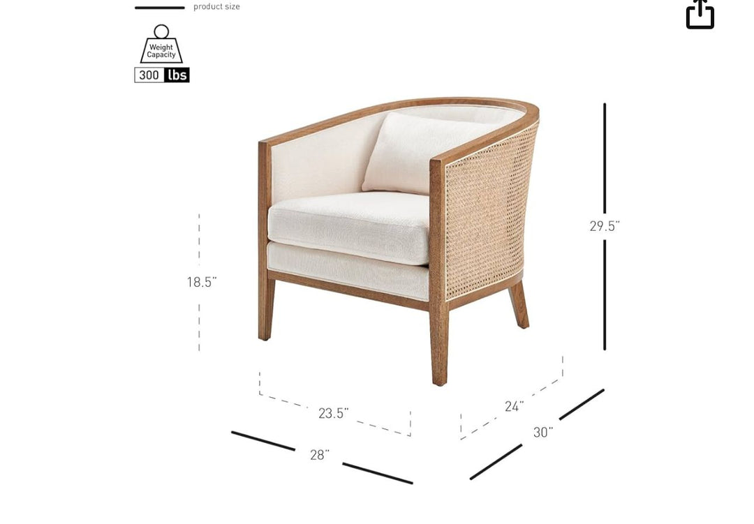 Isa Teak Wood & Rattan Dining Chair 2 pcs and sheesham wood dining