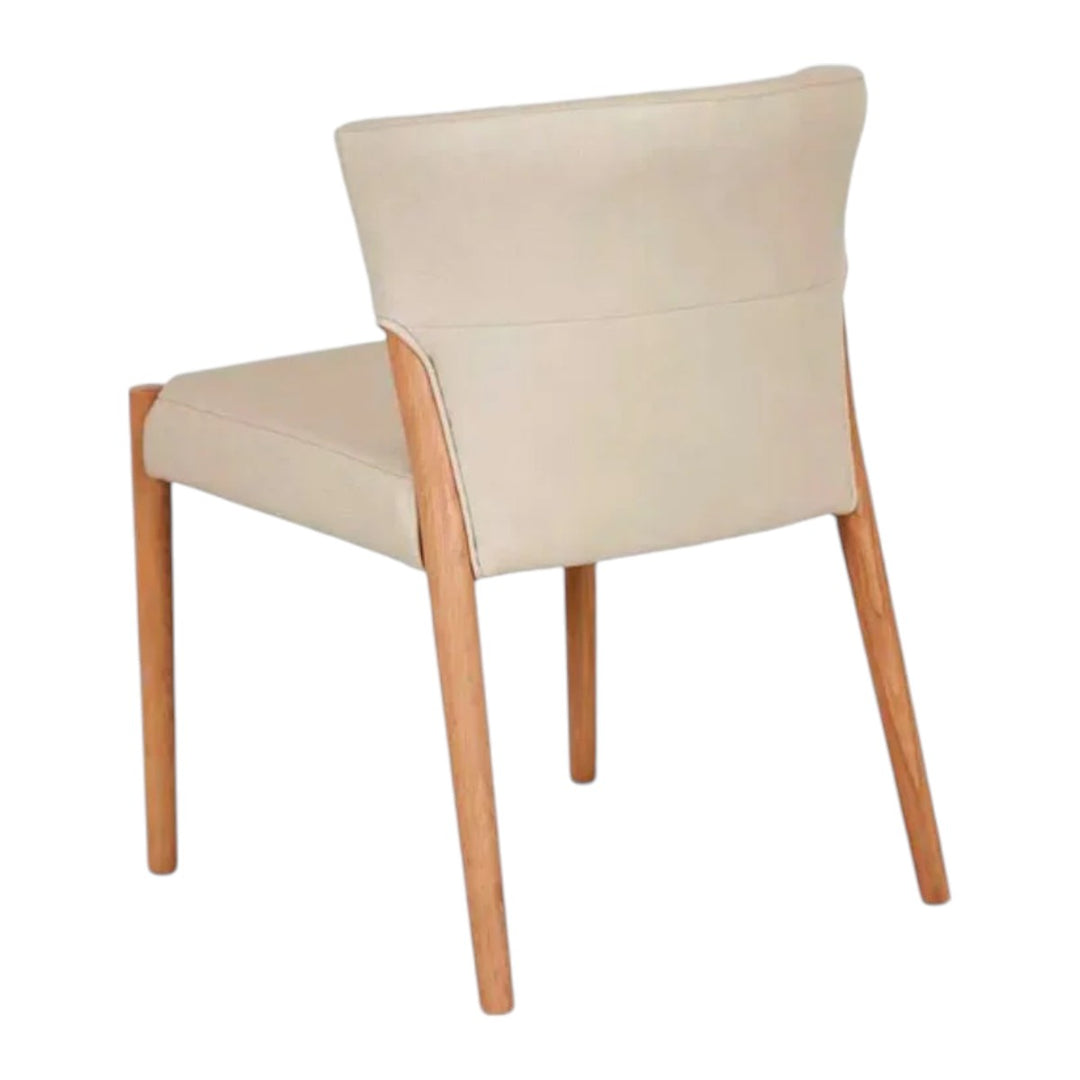 Globe White Oak Wood Dinign Chair