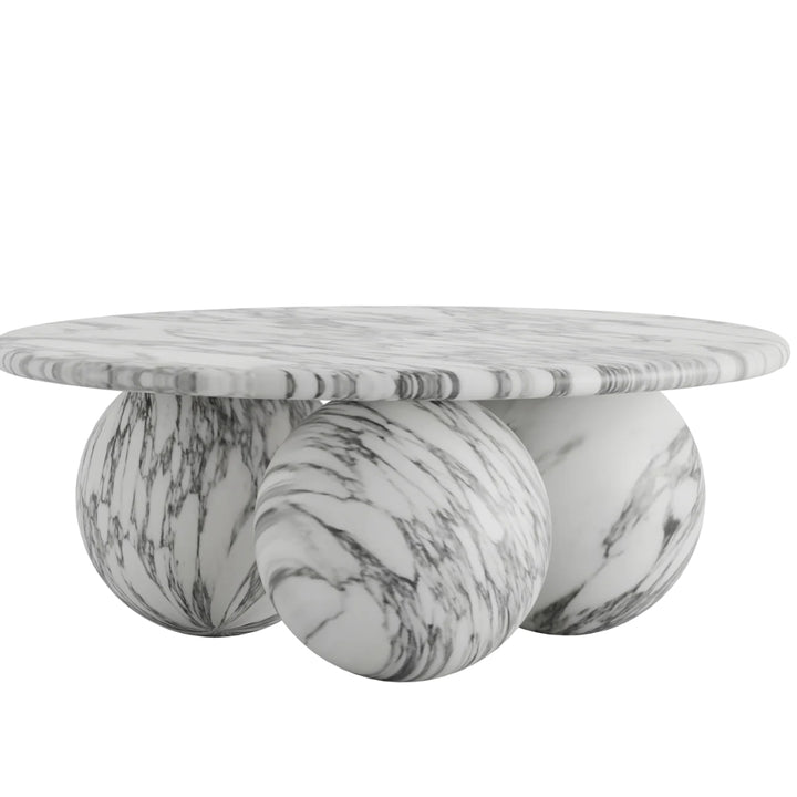 Makaio Arabescato Corchia Marble Coffee Table