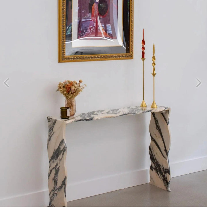 Makamae Marble Console Table