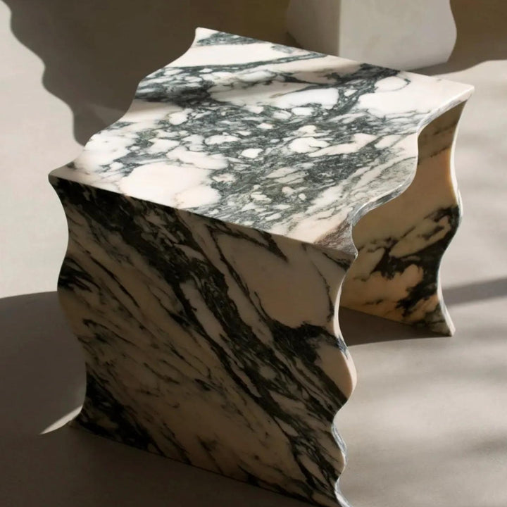 Malec Marble End Table