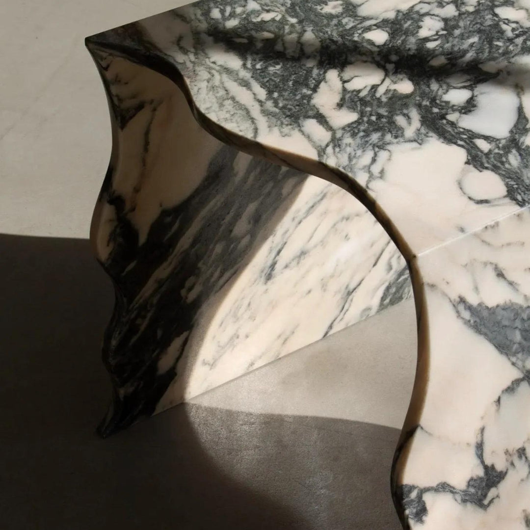 Malec Marble End Table