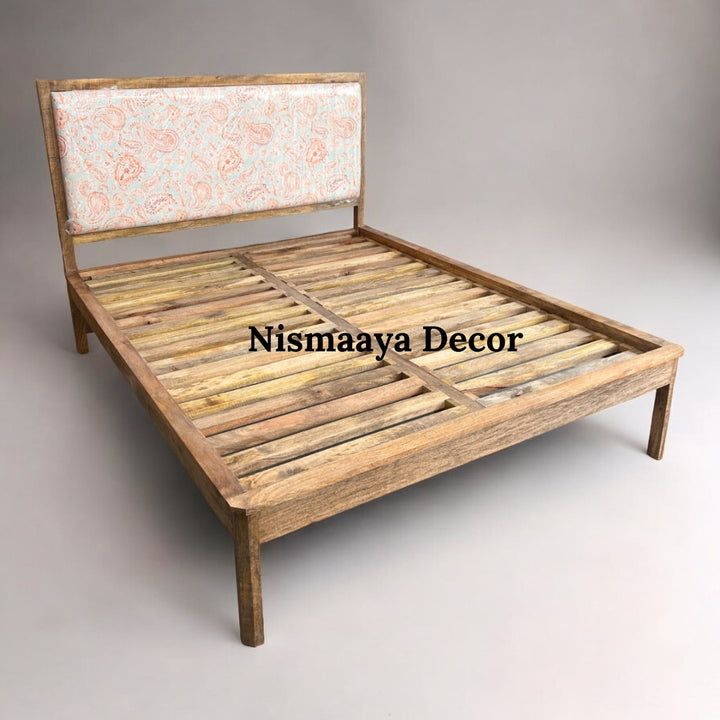 Mance Solid Mango Wood King Size Bed