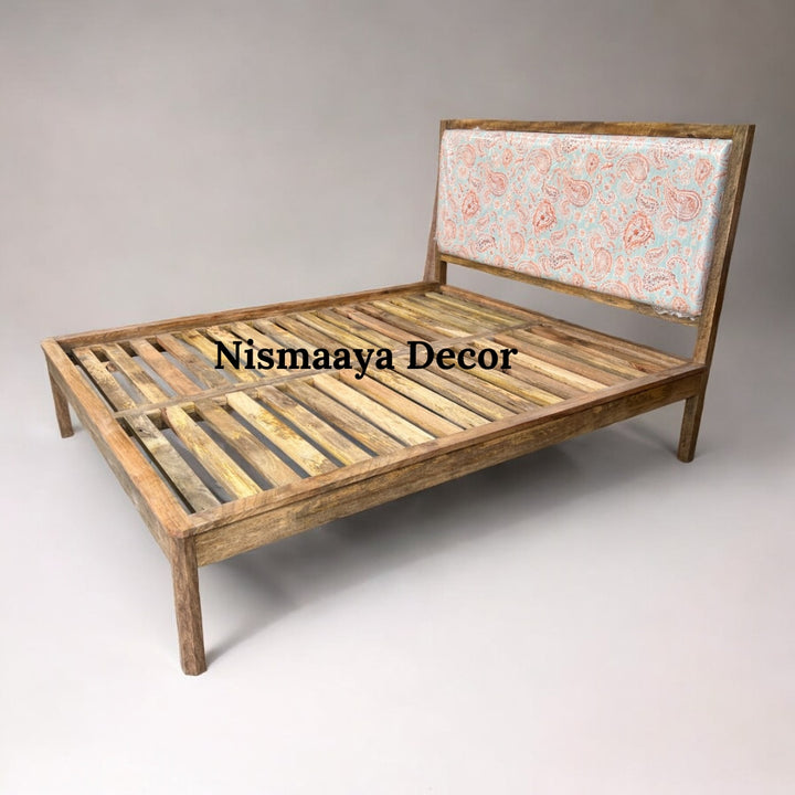 Mance Solid Mango Wood King Size Bed