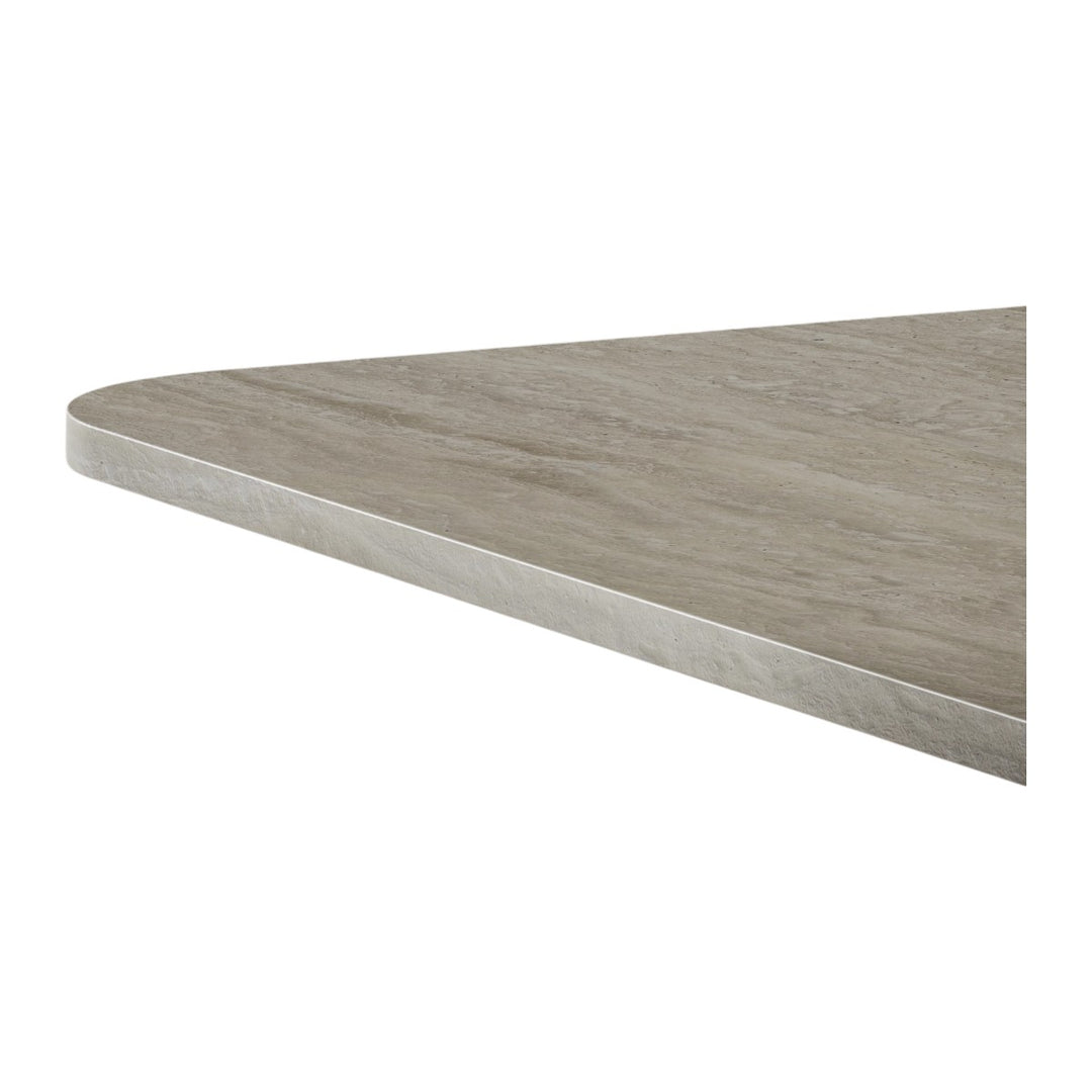 Manica Rectangular Travertine Dining Table 4