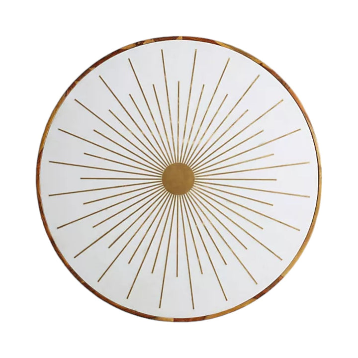 Marek Brass Starburst Round Coffee Table 3