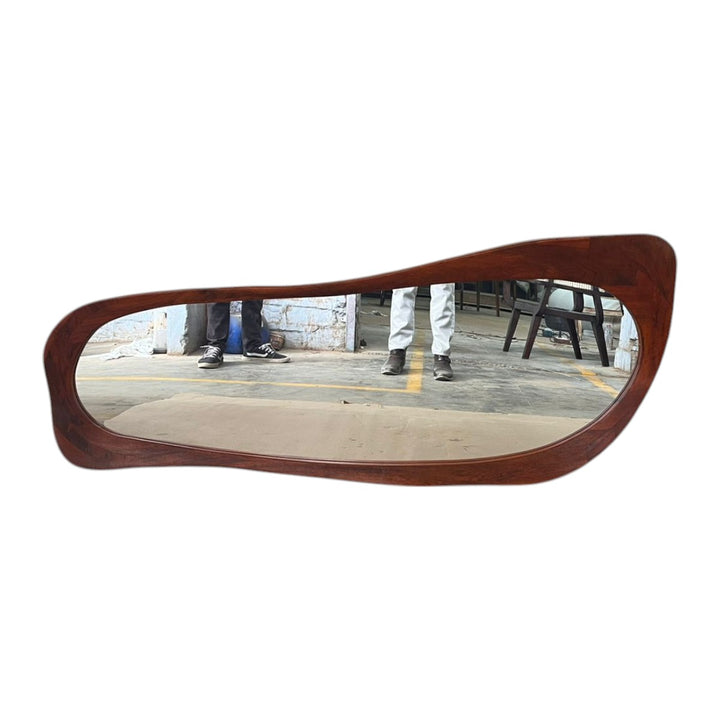 Martin Solid Ash Wood  Rattan Shoe Rack & Mirror