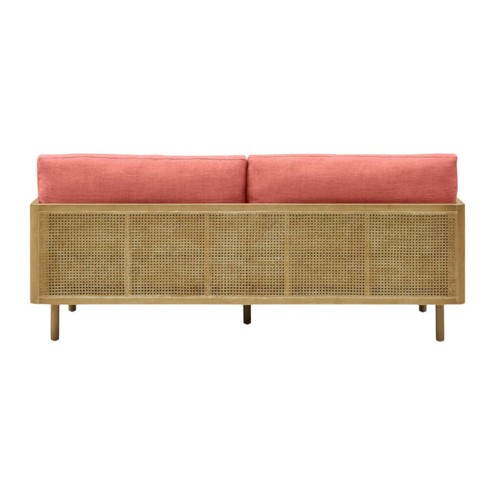 Nismaaya Aero Rattan 3 Seater Sofa Honey Finish 4