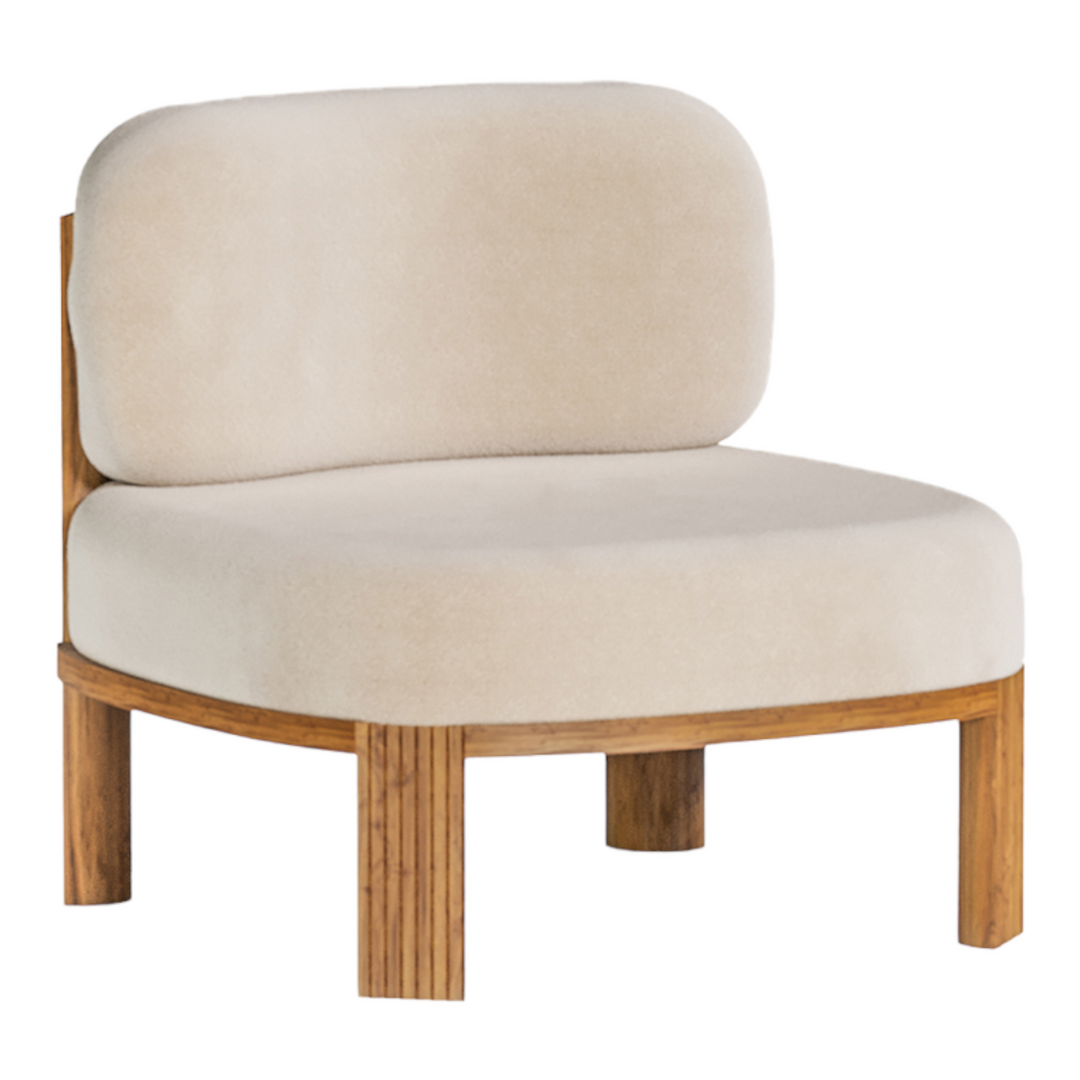 Bayan Oak Wood Arm Chair