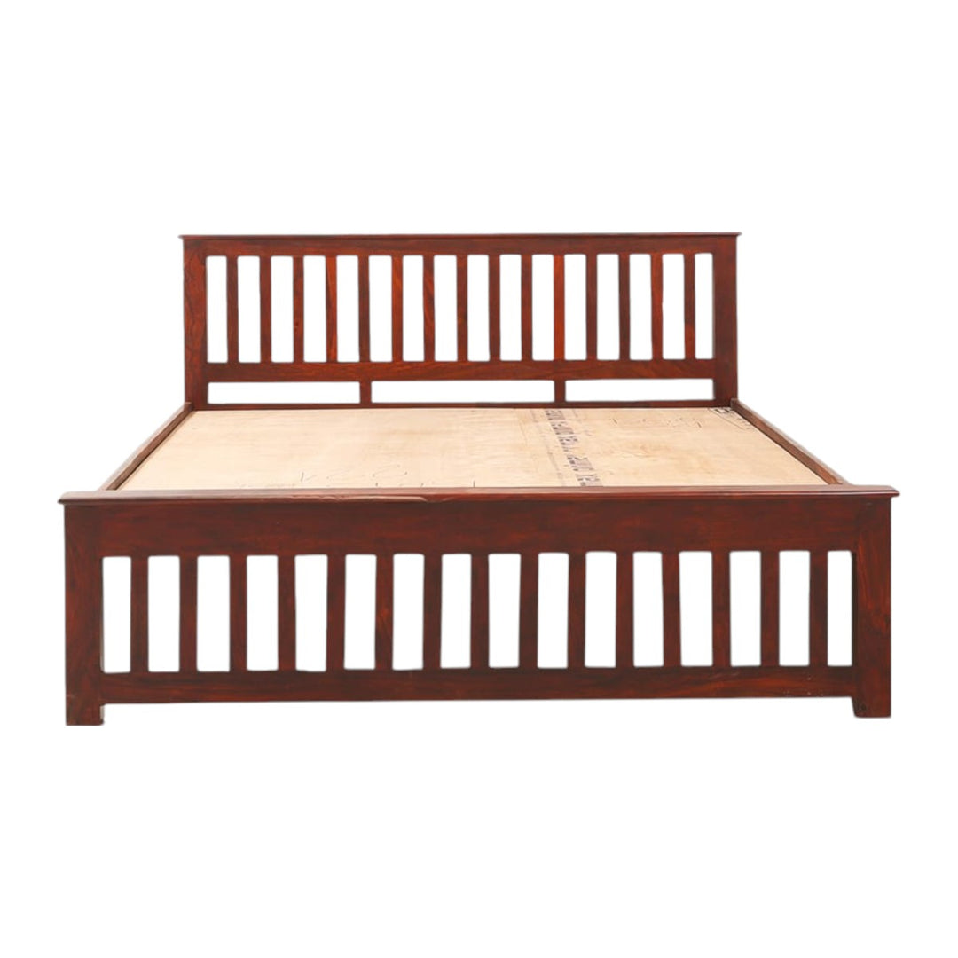 Darice Sheesham Wood King Size Bed 3