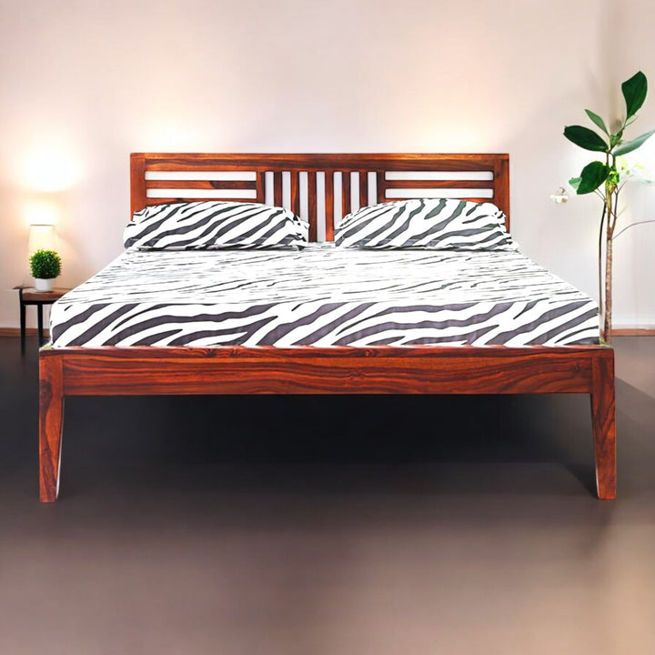 Dariya Sheesham Wood King Size Bed 1