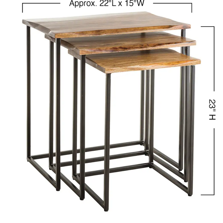 Nismaaya Gavin Nesting Tables Set Of 3 10