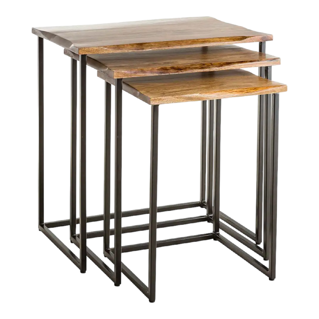 Nismaaya Gavin Nesting Tables Set Of 3 5