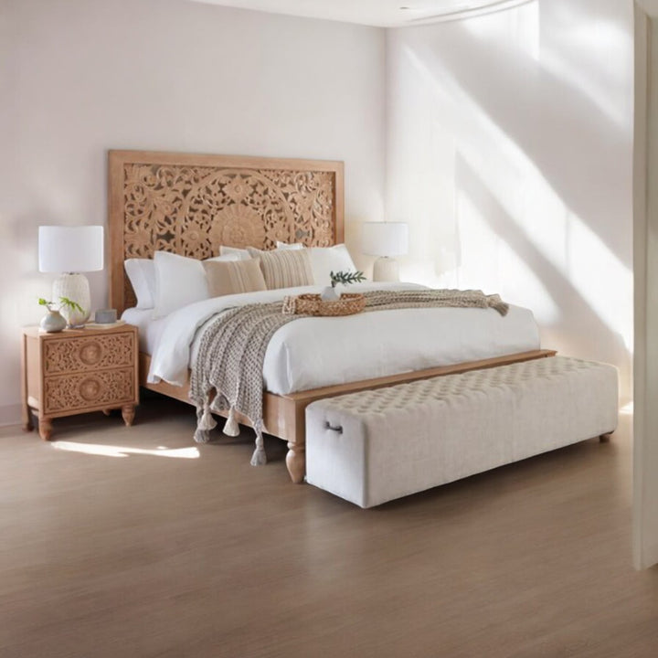 Naara Mango Wood King Size Bed