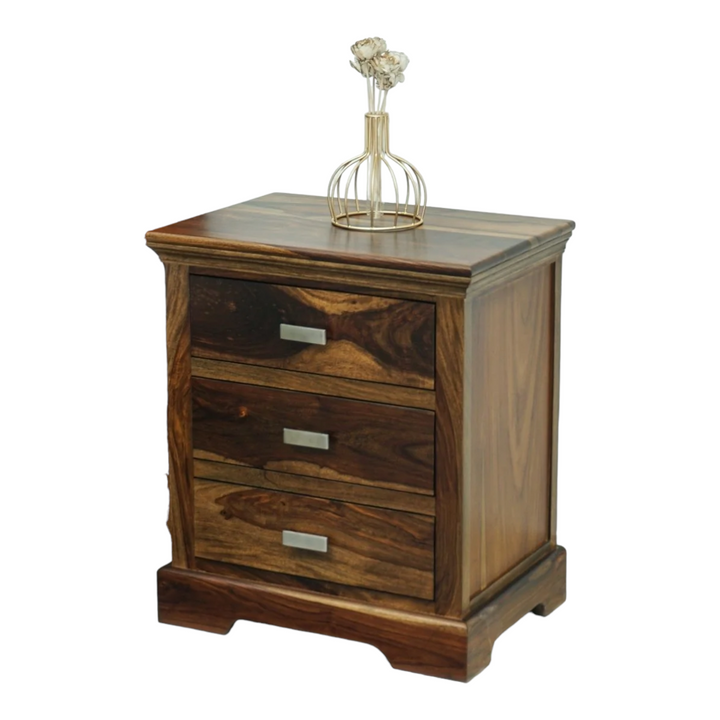 Nismaaya Parry Bedside Teak Finish