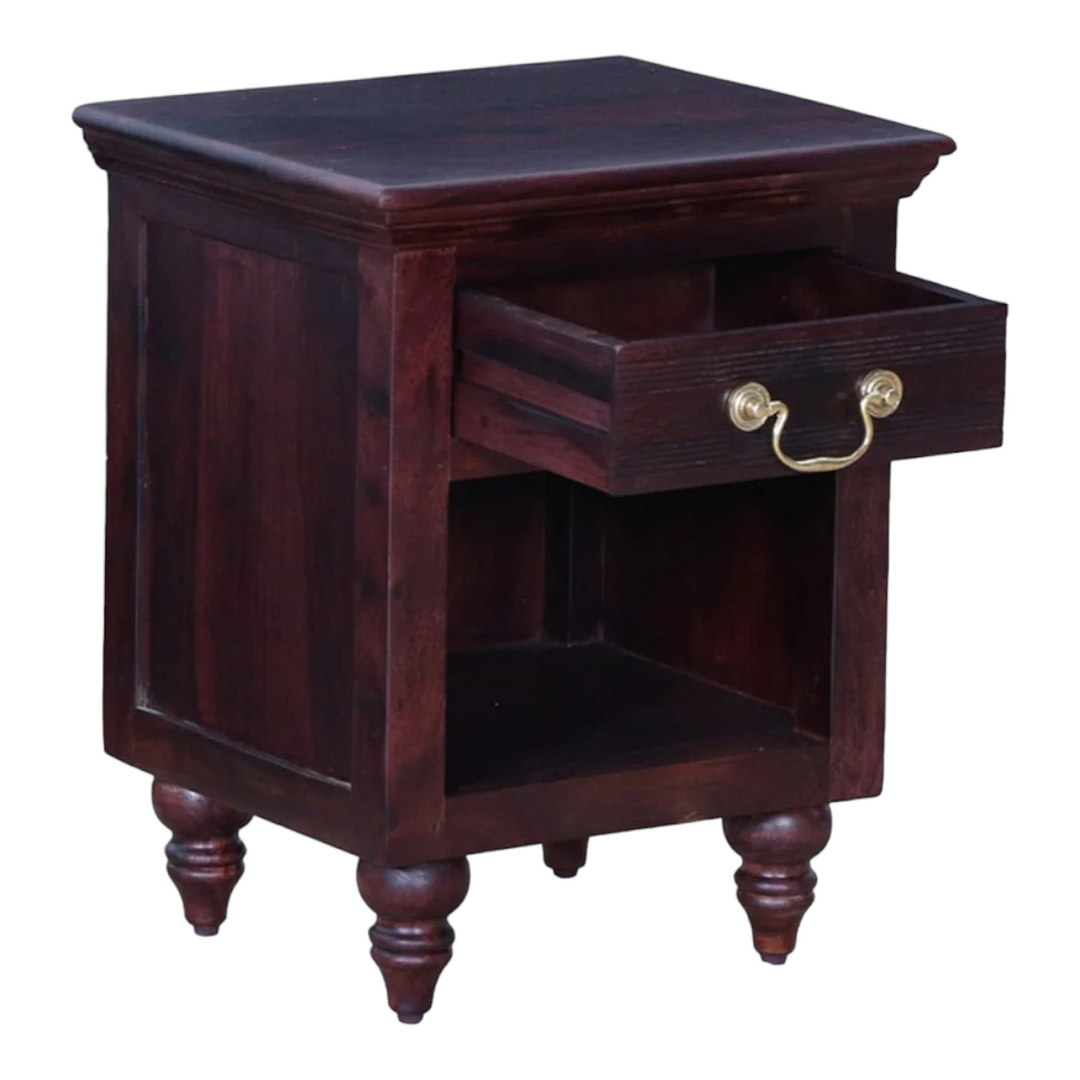 Nismaaya Pauric Bedside Rosewood Finish 4