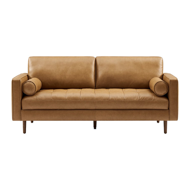 Patrice Leather 3 Seater Sofa 2