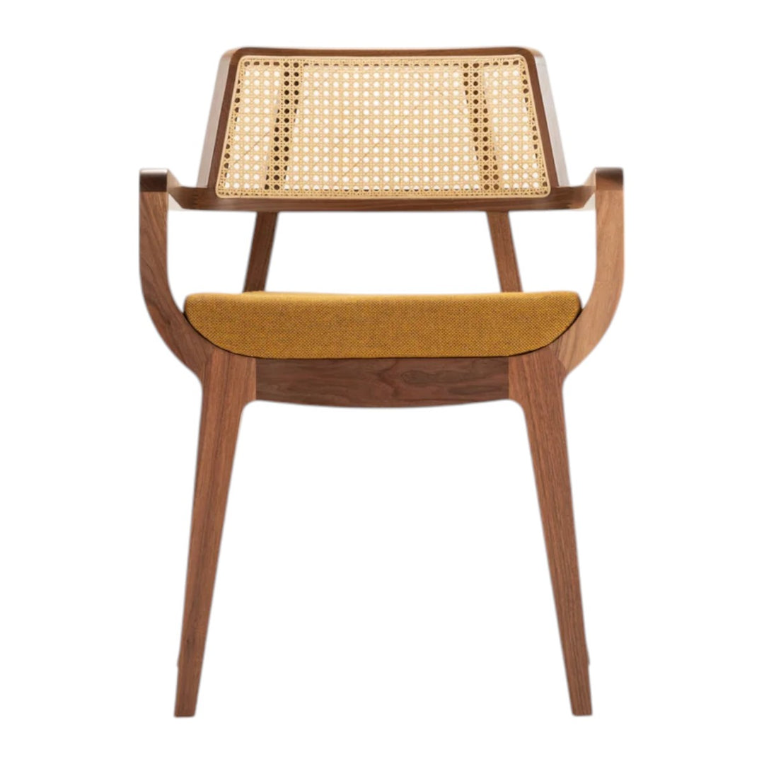 Patrice Solid Teak Wood & Rattan Dining Chair 2