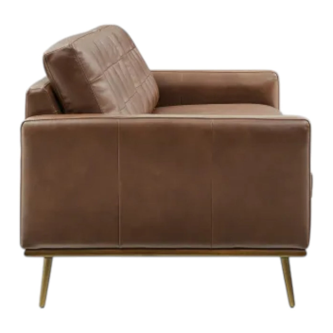 Patrick Leather 3 Seater Sofa 4