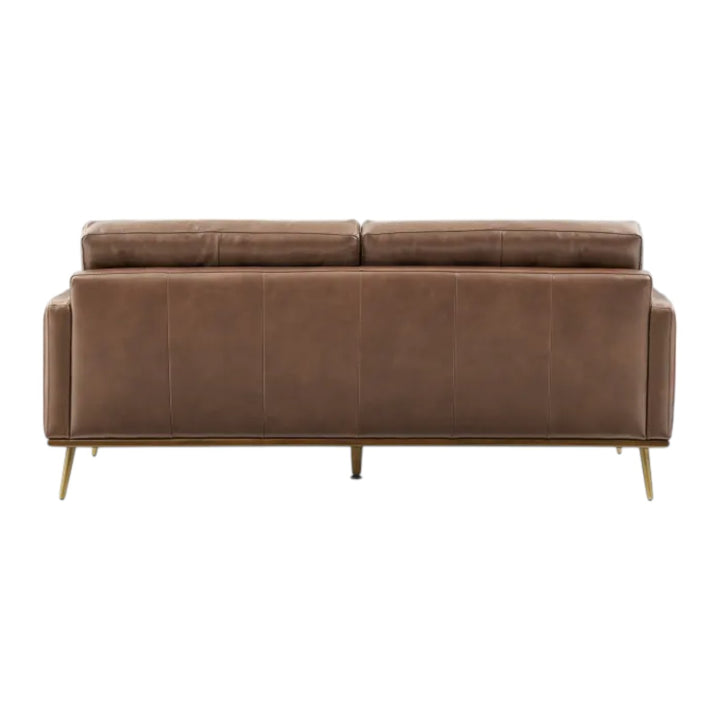 Patrick Leather 3 Seater Sofa 5