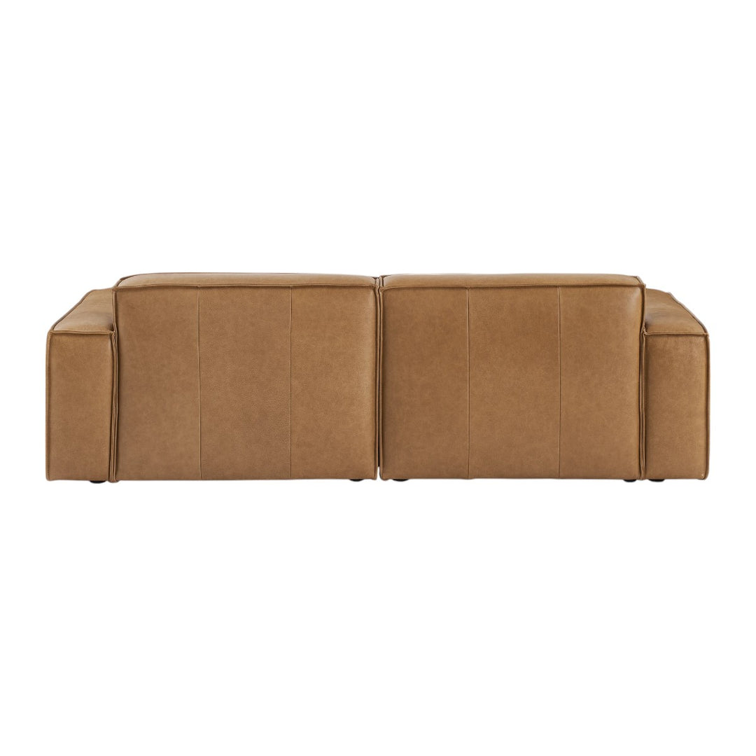 Paul Leather 3 Seater Sofa