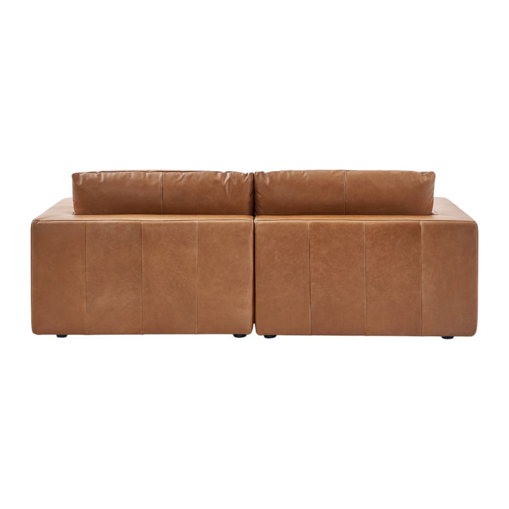 Paula Leather 3 Seater Sofa 5