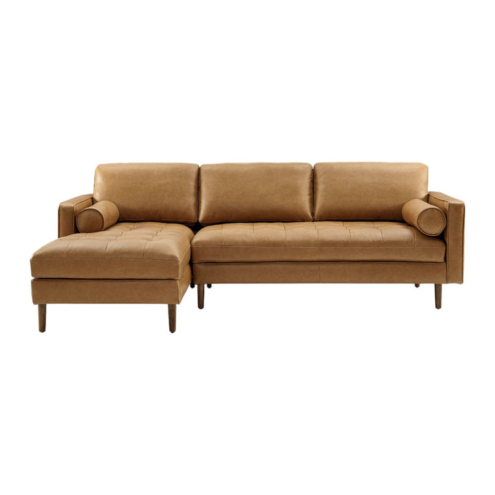 Pauric Leather L Shape Sofa 2