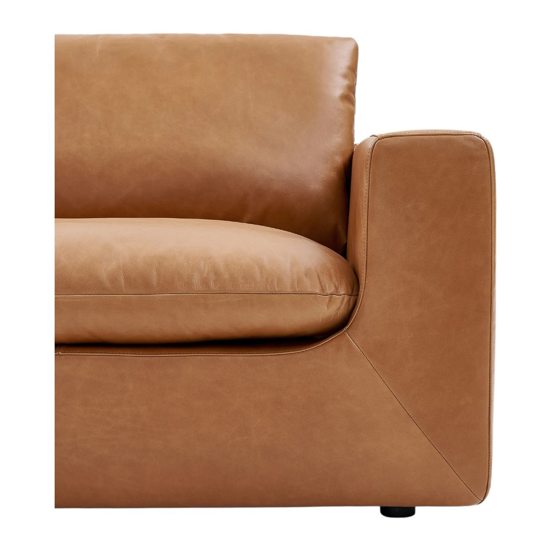 Pavel Leather L Shape Sofa 6